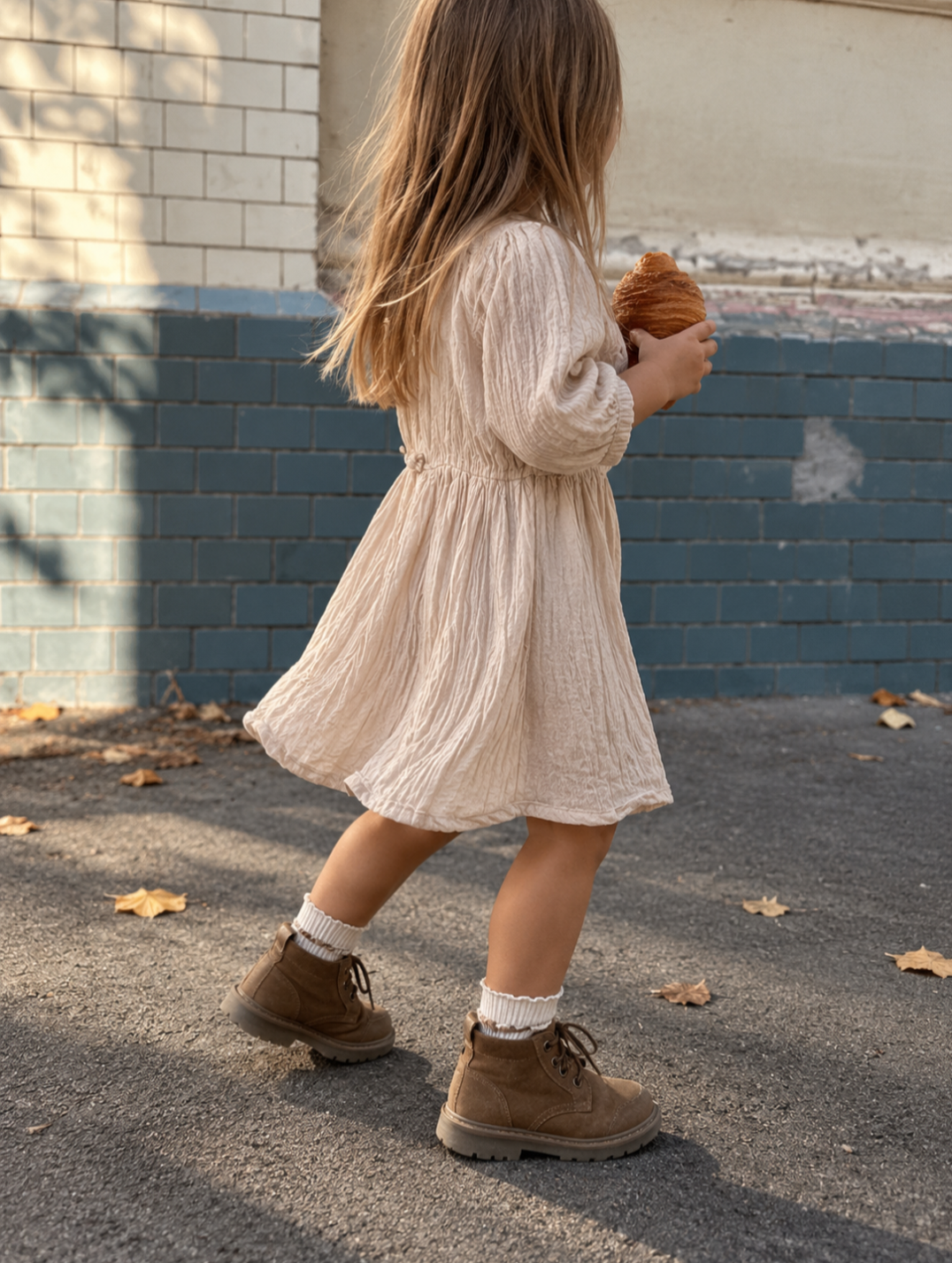 Bondi Boho Cotton Dress - Beige