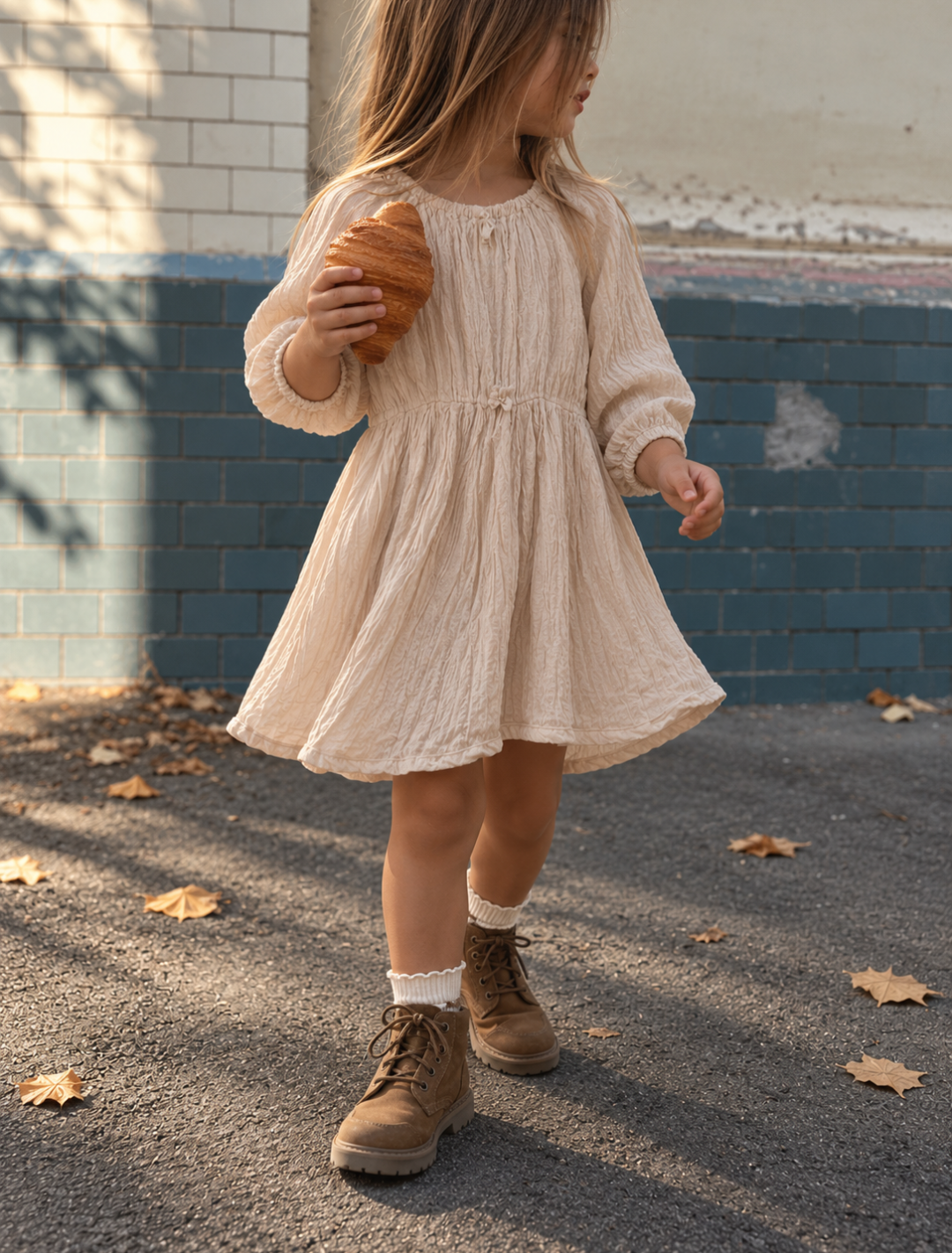 Bondi Boho Cotton Dress - Beige