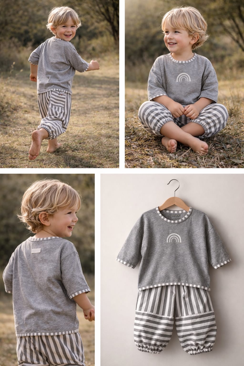 Striped Cloud Set