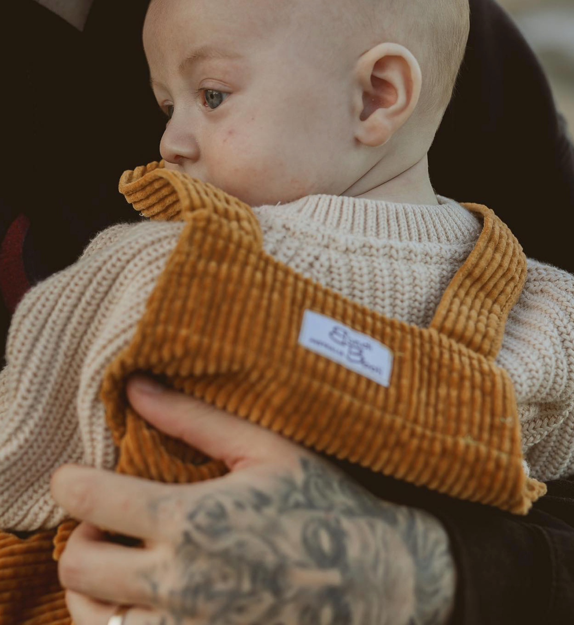 Corduroy Overalls - Coffee