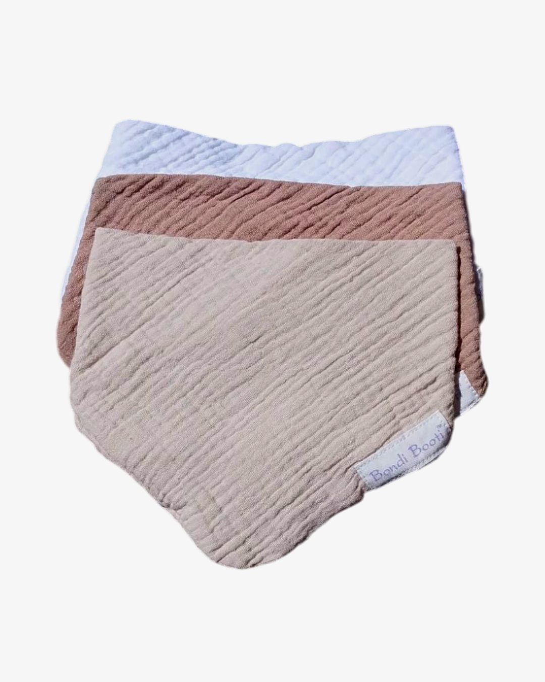 3-Pack Organic Cotton Dribble Bibs for Babies