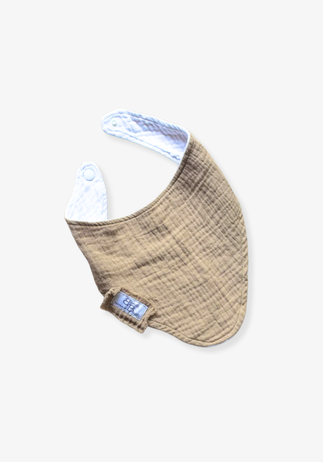 Neutral-toned organic cotton bandana dribble bib gift pack for babies, featuring soft breathable fabric