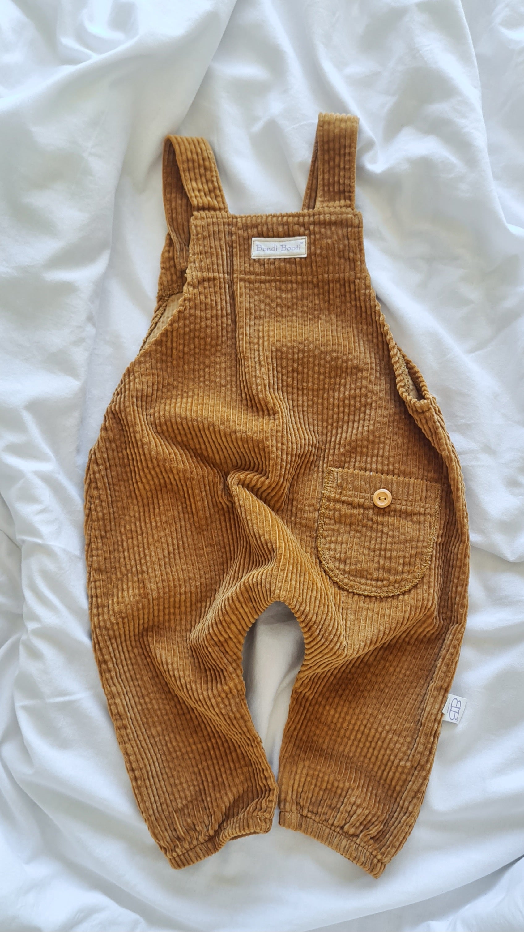 Corduroy Overalls - Coffee