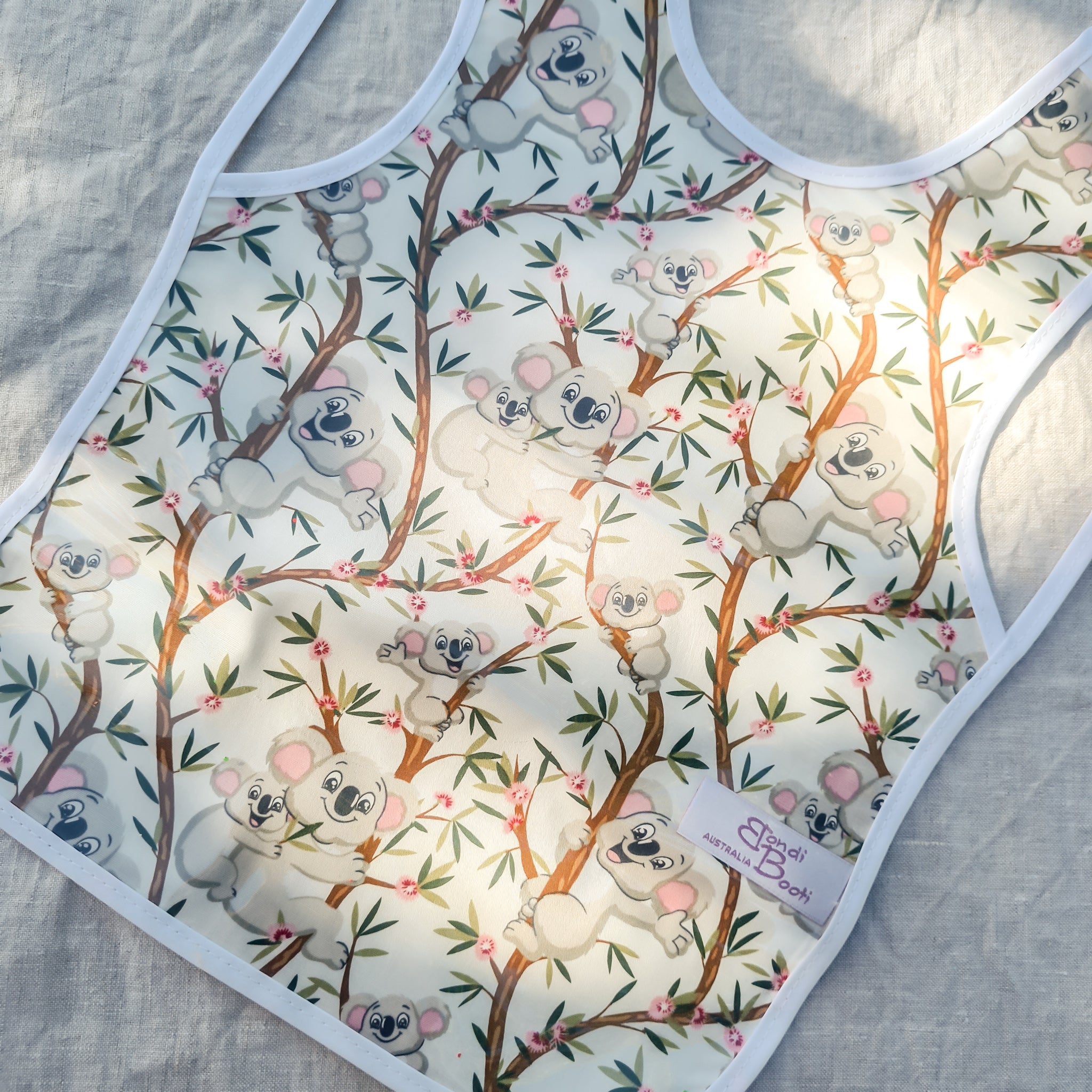 Koala Laminated Feeding Bib