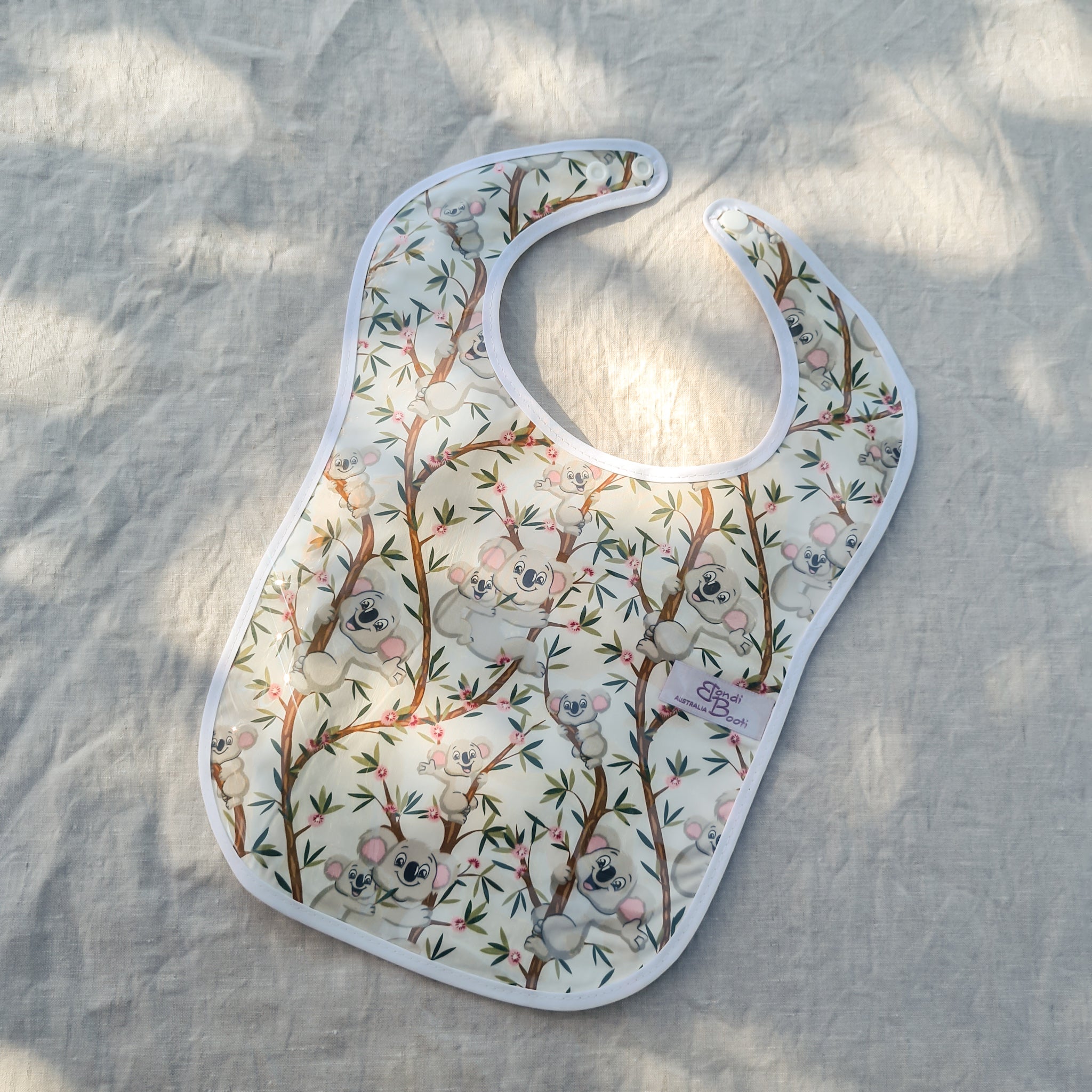 Koala Laminated Feeding Bib