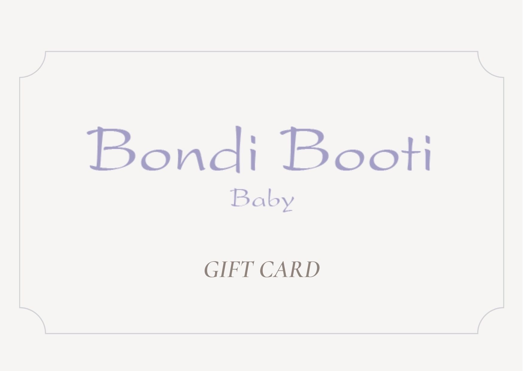 bondi booti gift voucher